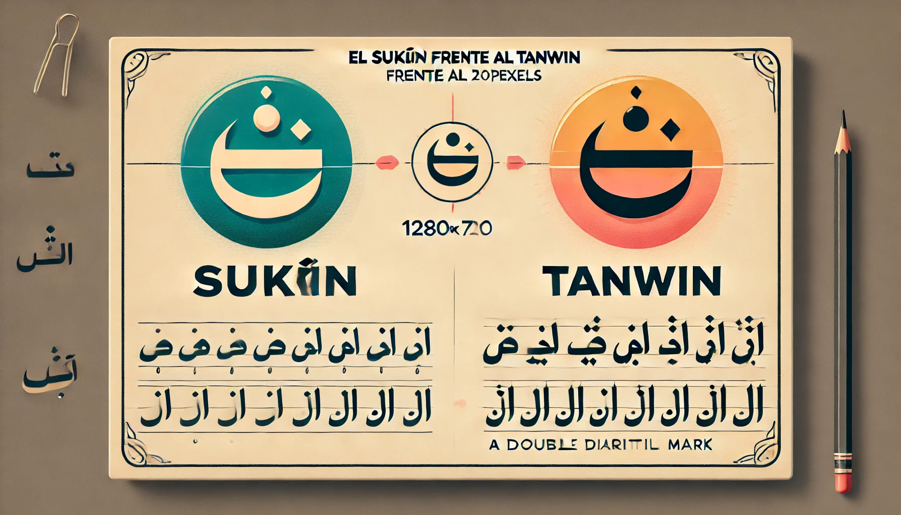 El Sukūn frente al Tanwīn: ¿En qué se diferencian?