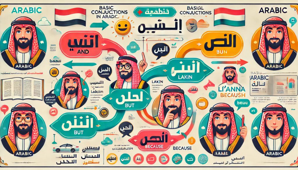 Conjunciones básicas de lengua árabe